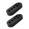 2PCS 4 Hole Exhaust Hanger Adjustable Muffler Shock Absorber for