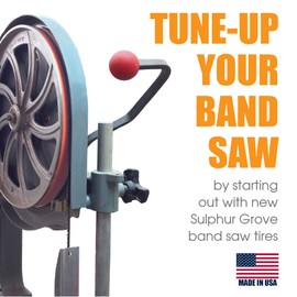 1 1/2" x 18 inch x .090 inch Urethane Band Saw Tire 2 Pack for Delta: 28-682, 28-662 Grizzly: G1012 Grob : 4V-18 Jet: JWBS-18X, JWBS-18QT, JWBS-18QT-3 Powermatic: PM1800 Rikon: 10-345