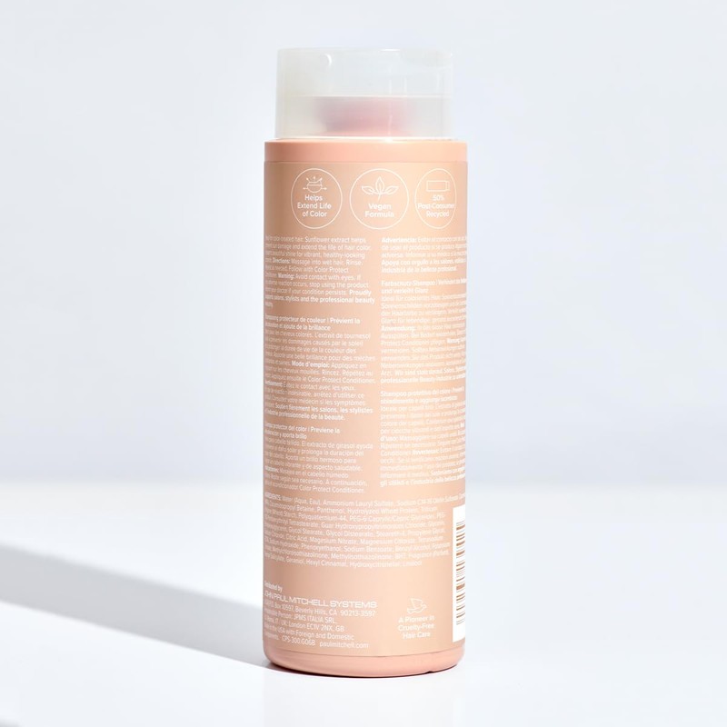 Paul Mitchell Color Protect Shampoo, Prevents Fade + Adds Shine,