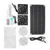 Solar Powered Fan 10W 6V Portable Monocrystalline Silicon PET Laminated