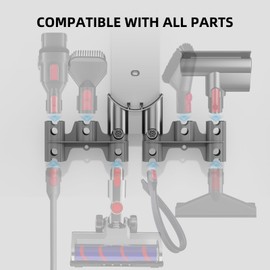 Attachments Holder Compatible with Dyson, Docking Station Accessory Holder Attachments Organizer Compatible with Dyson V15 V12 V7 V11 V8 V10 Vacuum Cleaner (2 Pack)