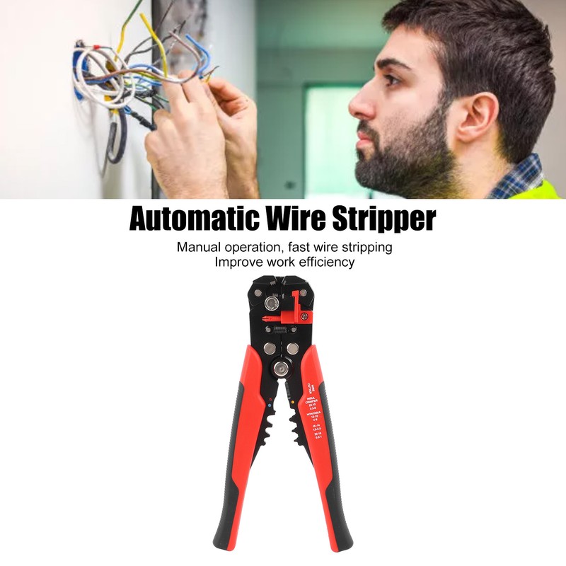 Automatic Wire Stripper 5 in 1 Cutter Crimper Peeling Pliers
