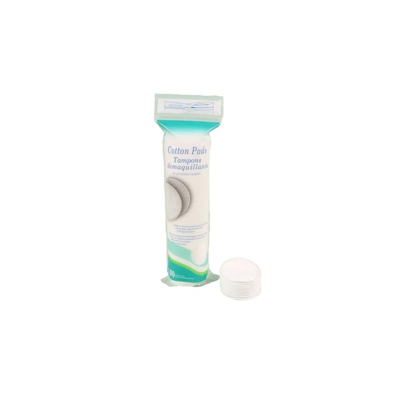 Round Cleansing Pads for Wiping Off 100 Count Refill Lotion