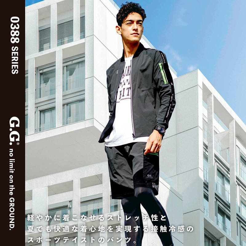 G.GROUND 0388-07 G.G Short Pants, Stretch, Cool, Summer, Stylish, Work
