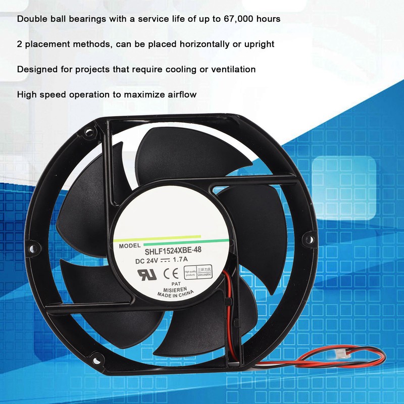 Cooling Fan Dual Ball Axial Heat Sink Silent Cooling Fan