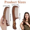 Giantree 2 Pcs Wooden Hair Comb, Sandalwood Scent Natural Hair