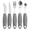 5Pcs Adaptive Utensil Set Stainless Steel Adaptive Cutlery Set Easy