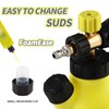 REALYOU Foam Cannon with Foam Cannon Dual-Connector, Pressure Washer Accessory