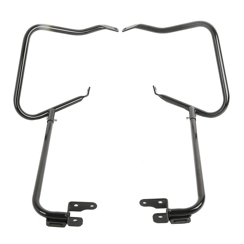 TCMT Saddle Bag Bracket Guard Bar Set Fits For Harley