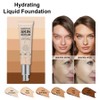 PHOERA Hydrating Serum Foundation, Hyaluronic Acid, Allantoin, Vitamin E, Tea