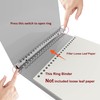 20-Hole Ring Binder, Loose Leaf Folder, A5 Folder, Can Filler