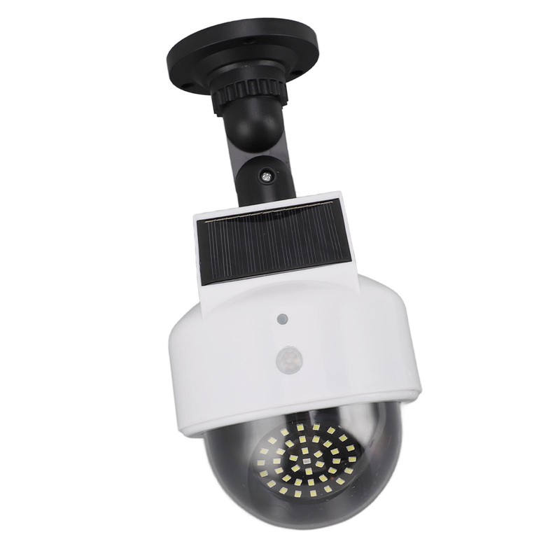 Solar Dummy Fake Camera Security Outdoor Solar Powered Simulated Surveillance