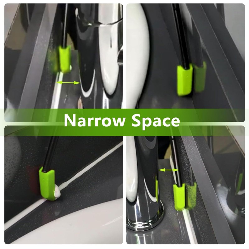 Raheem 9-in-1 Caulking Tool Set - Green, Water Resistant, Plastic,