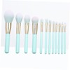 WOONEKY Professional Makeup Brushes 12pc Cosmetics Brush Kit Wood Handle