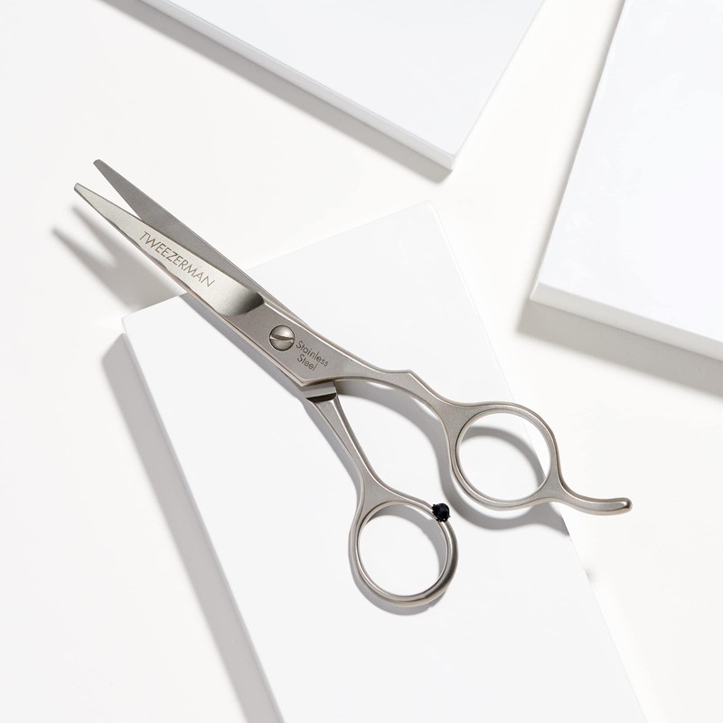 Tweezerman Stainless 2000 Styling Shears, 5.5 - Hair Scissors for