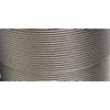 1/8", 7x7, Type 304 Stainless Steel Cable: 100, 250, 500, 1000, 2500, 5000 ft (100 ft Coil)