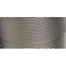 1/8", 7x7, Type 304 Stainless Steel Cable: 100, 250, 500, 1000, 2500, 5000 ft (100 ft Coil)