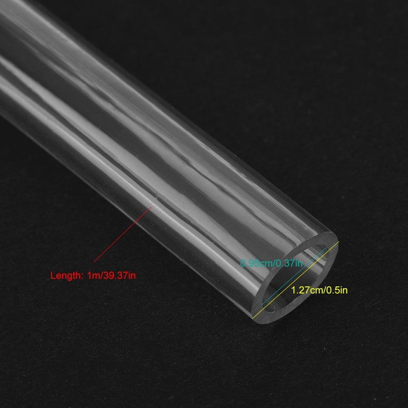 OD 13mm (1/2") x ID 10mm (2/5") Water Cooling Pipe,