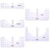 DBOO 5 Pcs T-Shirt Alignment Tools Tshirt Ruler Guide T-Shirt