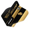 WINMAU Rhino Ireland Black & Gold Flag Dart Flights -