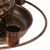 Solar Bird Feeder for Outdoors Hanging IP65 Waterproof Warm Light