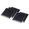 sourcingmap 5Pcs 2V 160mA Poly Mini Solar Cell Panel Module