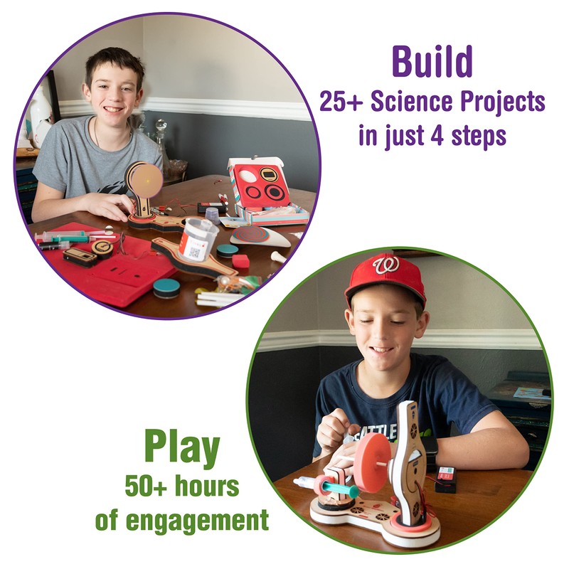 Butterfly EduFields 20in1 Motor Machines STEM Projects Kit for Kids