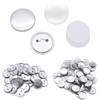 Buttons Make Yourself, Set of 100 Button Blanks DIY Pins