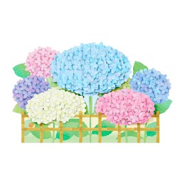 Sanrio JES 13-5 484237 Message Card Greeting Card Early Summer Hydrangea Hedge