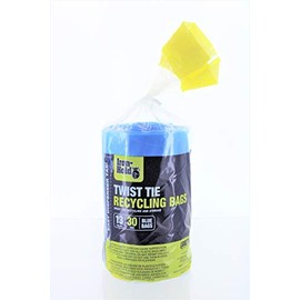 Berry Plastics 618781 30CT 13GAL BLU RecycBag