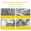 100pcs Shoe Deodorizing Stickers, Natural Shoe Odor Removal Stickers, Deodorizing
