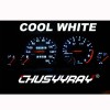 CHUSYYRAY White LED Dash Cluster Instrument Light Kit Fits For