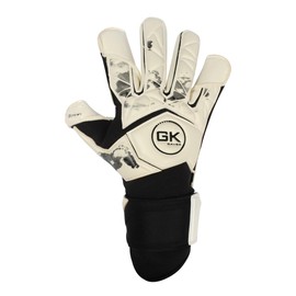 GK Saver Football Goalkeeper Goalie Gloves |Anti-Slip Grip Palms |Alpha Series |Goalkeeping GK Gloves Size 6 to 11 (Alpha Pro A3, Size 9)