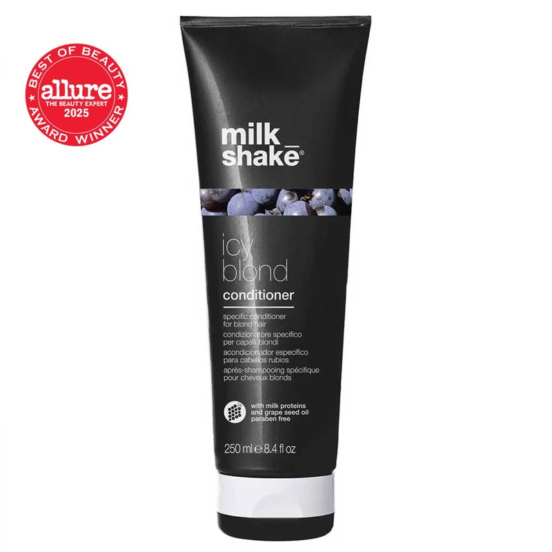 milk_shake Icy Blonde Conditioner 250 ml, Special Anti-Yellow Conditioner for