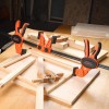 Jorgensen Bar Clamps For Woodworking, 12" 2-Pack One-Handed Clamps/Spreade