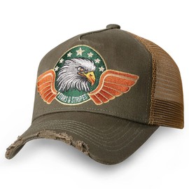 STARS & STRIPES Baseball Cap Western Cap Trucker Cap »Eagle«, multicoloured