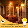 Baczao Dusk to Dawn Yellow Bug Light Bulbs Outdoor, 9W