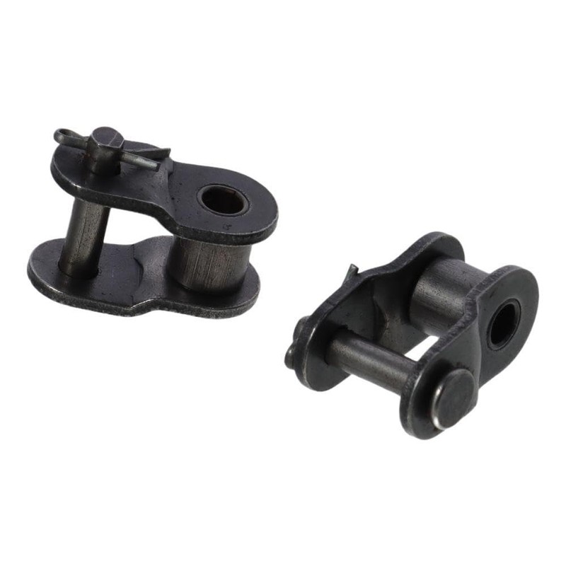 Fudeshe 10Pcs Roller Chains,#50 Chain Offset Half Link Roller, Carbon