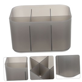 LALAFINA 1pc Nail Art Storage Box Acrylic Brush Holder Clear Makeup Brush Holder Jewelry Holder Stand Office Supplies Organizer Lash Holder Clear Stand Storage Container Desktop Cotton Box