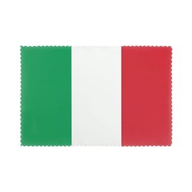 WHJYMX Italy Flag Prints Placemats Plate mat 12x18in 6 Pieces Set Table Decoration Suitable for Gatherings Family use