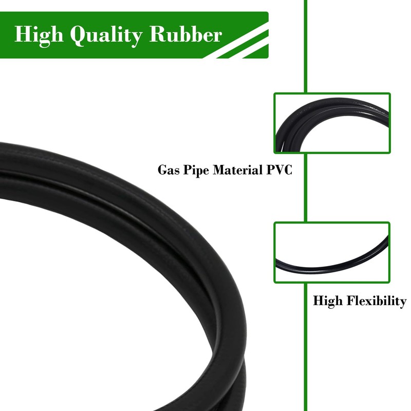 CHILIPILI 4 FT Propane Regulator and Hose with 90-Degree Elbow