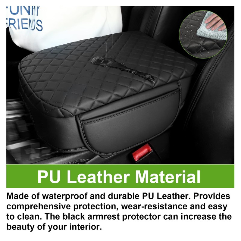 SDPVorn Center Console Cover for Nissan Pathfinder Armrest Cover Console
