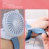 Protable Watch Fan with Adjustable Wristband Children Cartoon Electric Fan