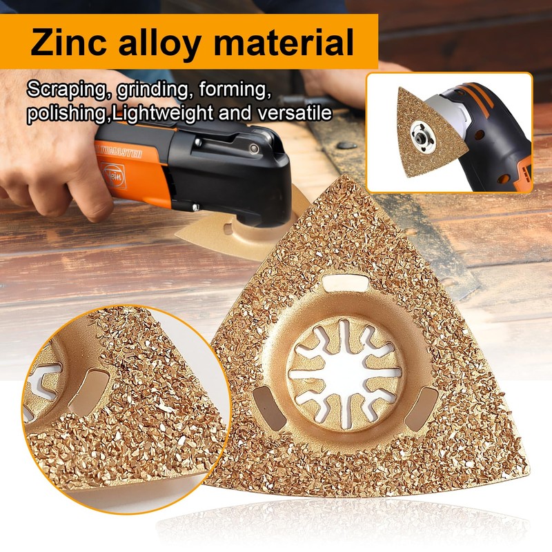Multitool Saw Blades in 4 Shapes for Oscillation Tool Opening