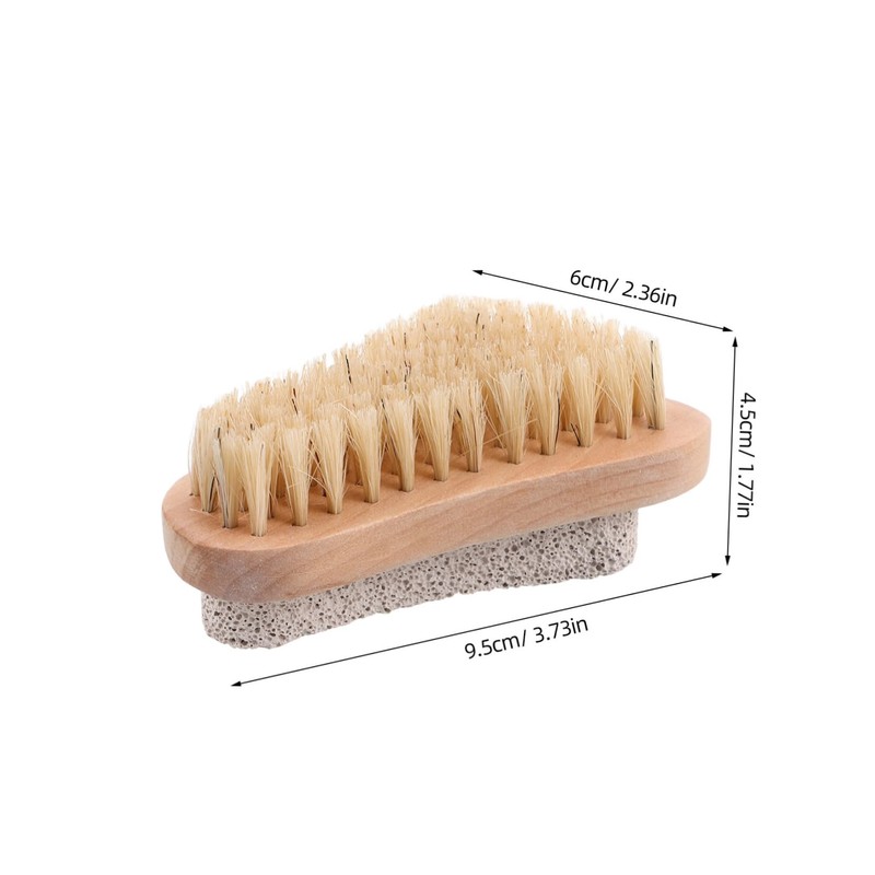 NOLITOY Foot Care Kit Stone Scrub Brush Nail Cleansing Tool