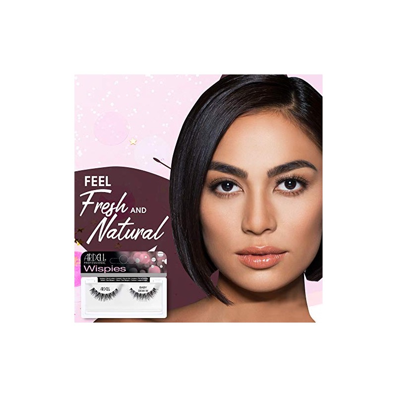 Ardell Pestañas postizas Baby Demi Wispies Negro (paquete de 4)