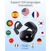 TAGRY AI Translation Earbuds - Real-Time 164 Languages with 80H