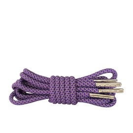 VASGO Round Shoe Laces Reflective for Sport Casual Trainer Sneaker 10 Different Lengths 12 Colors (39inch/100cm, Purple)