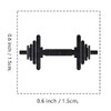 Gym Weightlifting Rubber Stamp, 3/5 Inch Small Mini Exercise Stamp