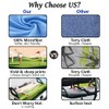 peacoblue Playing Golf Golf Cart Seat Covers, Towel Seat Cover